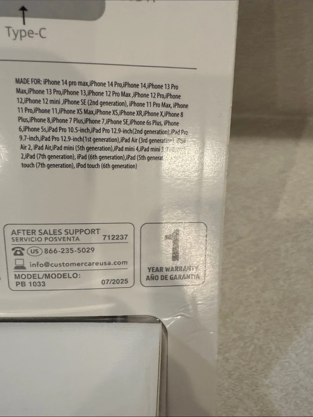 Silver 20,000mAh Fast Charging Power Bank